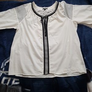 Plus Size Women's Peasant Top